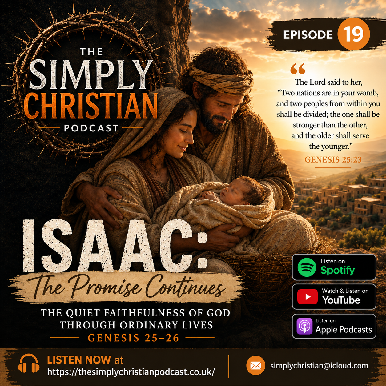 Episode 19 – Isaac: The Promise Continues